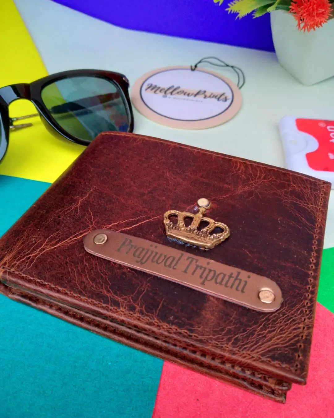 Personalised gift name wallet for man By mellowprints.com