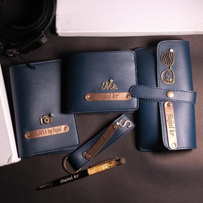 Passport Wallet Keychain Sunglass Combo