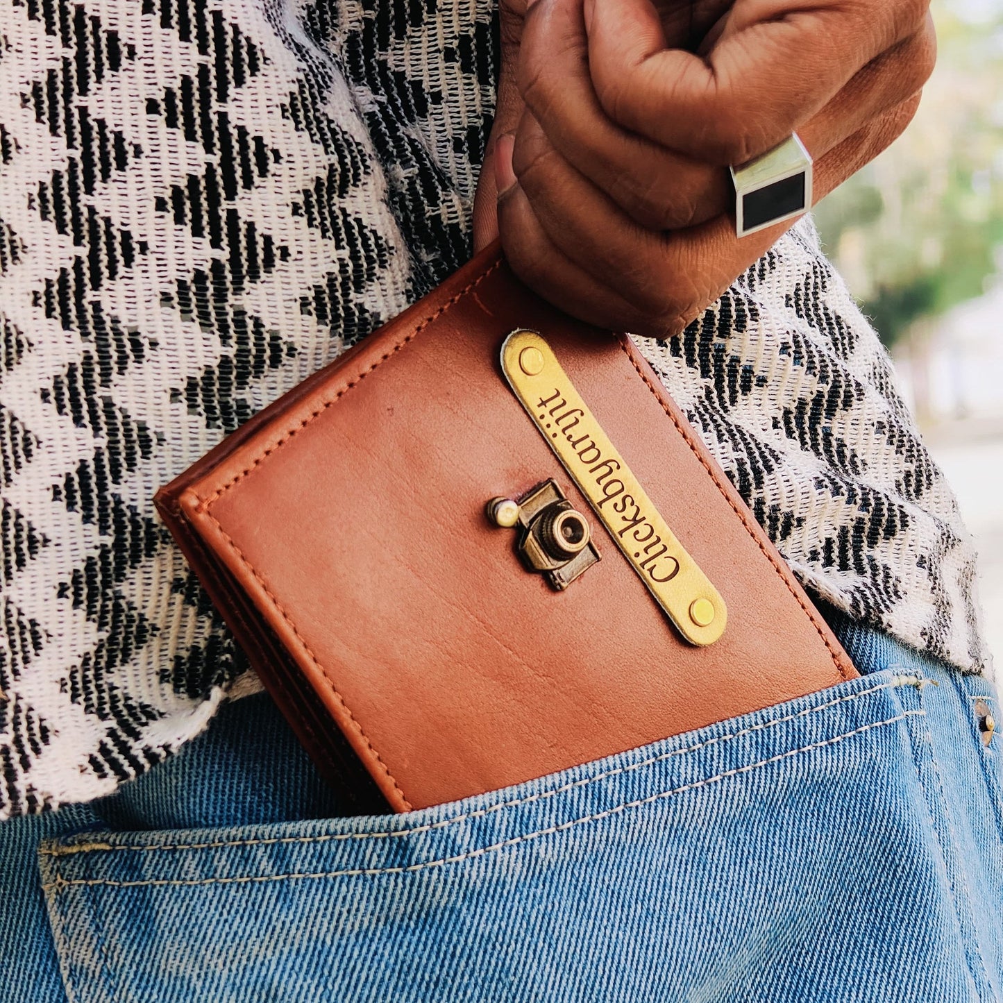 Personalised gift name wallet for man By mellowprints.com